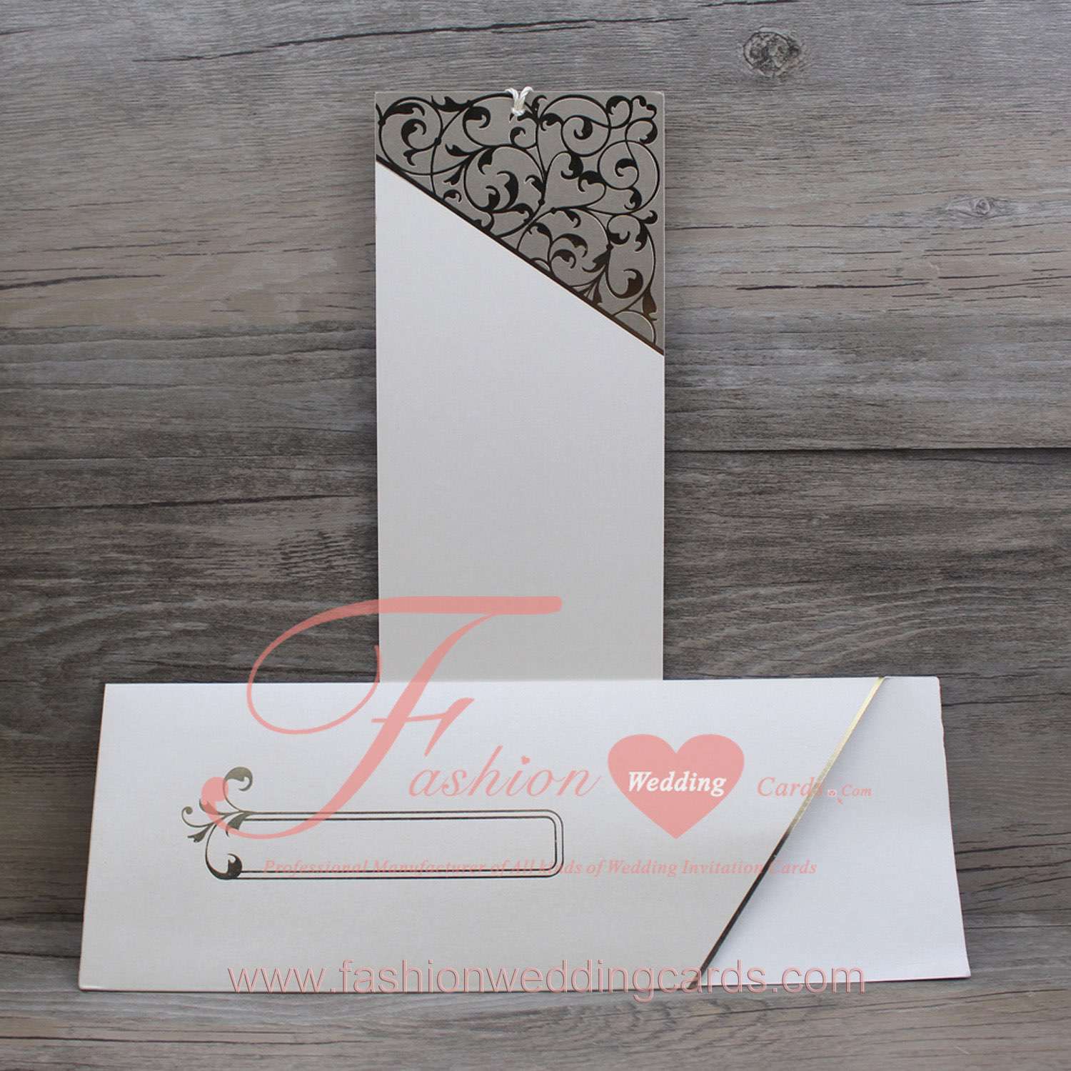 Personalized Pocket Wedding Invitation Wrap